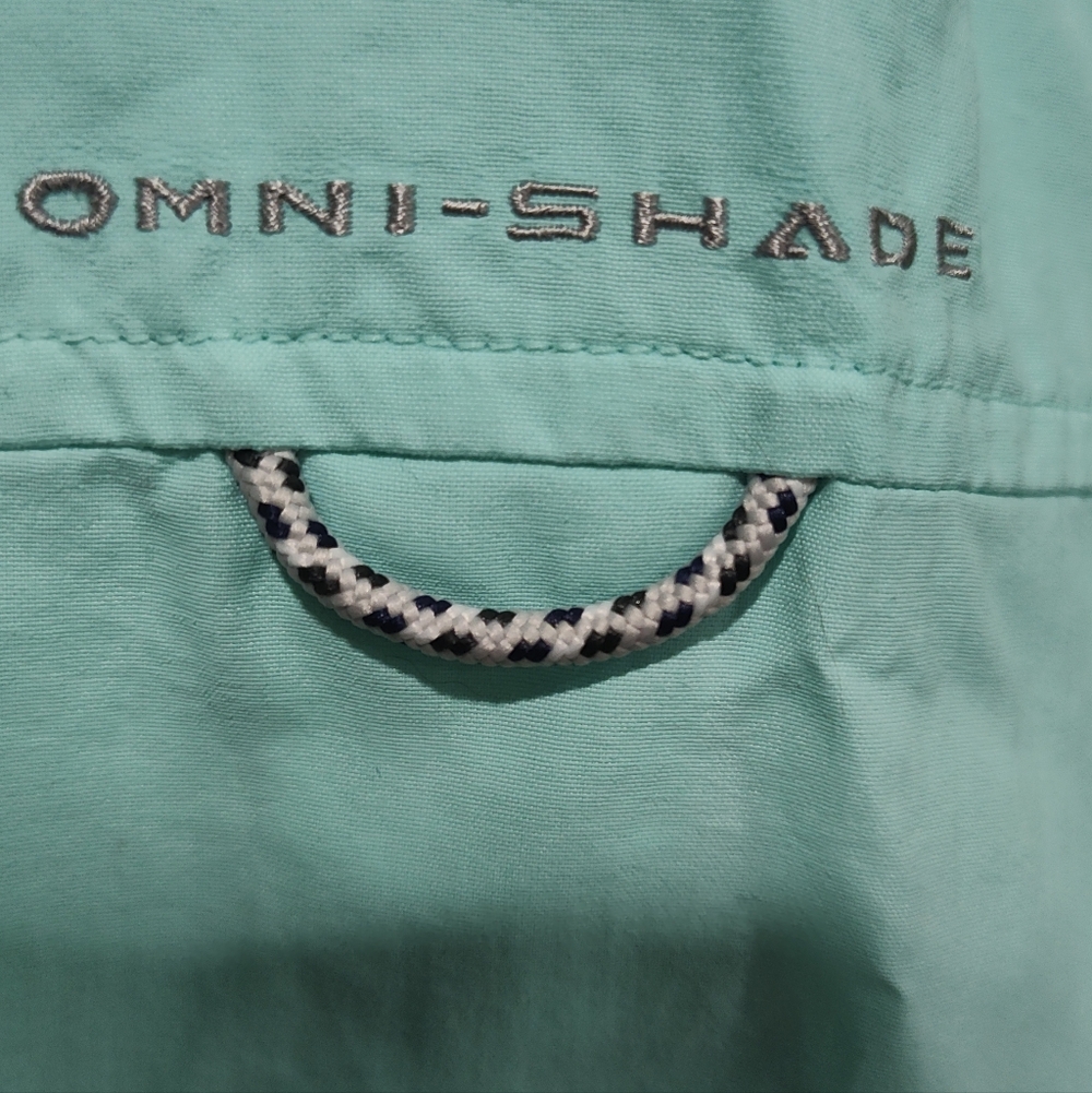 Columbia PFG Omni-Shade Men's Shirt Size XXL  Fishing Vent Green Roll Tab Sleeve - Picture 2 of 11